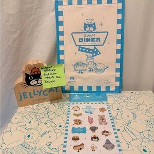 NWT JELLYCAT EXCLUSIVE FAO DINER TOTE SET